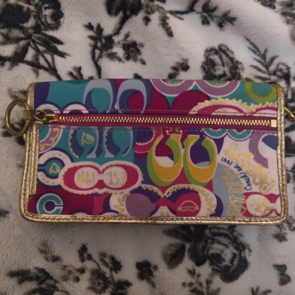 Coach poppy wallet